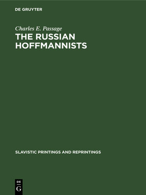 cover image of The Russian Hoffmannists